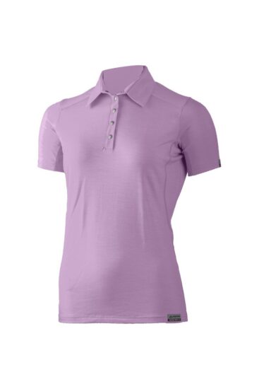Lasting ALISA 4141 fialová dámská merino polo košile Velikost: S