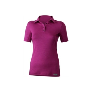 Lasting ALISA 4848 růžová dámská merino polo košile Velikost: XS