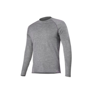 Lasting ATAR 8484 šedé pánské merino triko Velikost: L 8595067833279