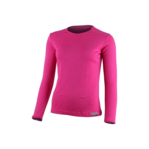 Lasting BELA 3434 růžová dámská merino mikina Velikost: XL