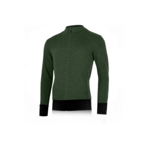 Lasting LARMIN 6169 zelená pánská merino mikina Velikost: M