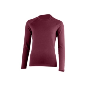 Lasting LENA 3838 vínová dámská merino mikina Velikost: XL