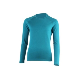 Lasting LENA 5858 dámská merino mikina modrá Velikost: S 8595067830834