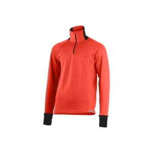 Lasting LEO 3739 červené pánská merino mikina Velikost: L
