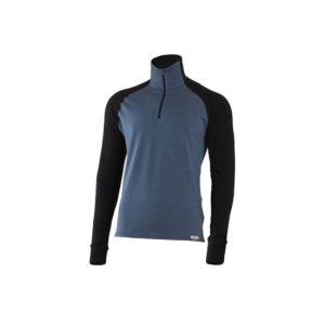 Lasting LEO 5699 modrá pánská merino mikina Velikost: XXL 8595067875668