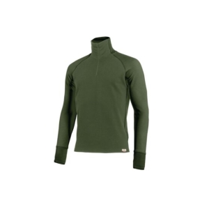 Lasting LEO 6262 zelená pánská merino mikina Velikost: XL