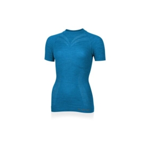 Lasting MALBA 5150 modré dámské merino triko Velikost: L/XL