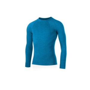 Lasting MAPOL 5150 modré pánské merino triko Velikost: L/XL