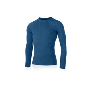 Lasting MAPOL 5160 modré pánské merino triko Velikost: L/XL