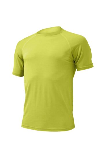 Lasting QUIDO 6969 žluté pánské merino triko Velikost: M 8595067872056