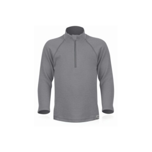 Lasting SOKY 8288 šedá dětská merino mikina Velikost: 110
