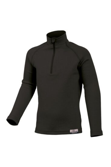 Lasting SOLY 9099 černá dětská merino mikina Velikost: 110