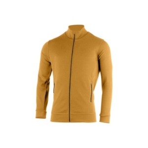 Lasting THERM 2429 hořčicová pánská merino mikina Velikost: L 8596445031812