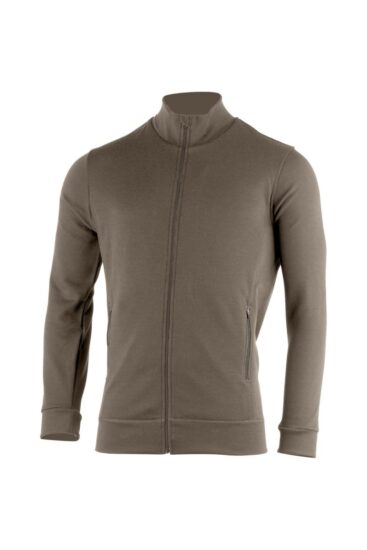 Lasting THERM 7379 hnědá pánská merino mikina Velikost: XXL