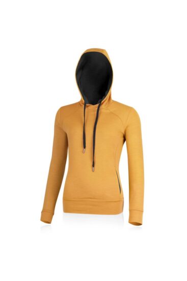 Lasting WESIA 2428 hořčicová dámská merino mikina Velikost: XS