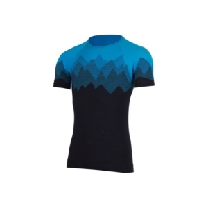 Lasting WESOR 5159 modré pánské merino triko Velikost: S/M