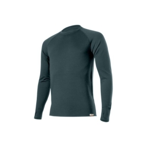 Lasting WITY 5757 petrolejová pánská merino mikina Velikost: L 8995067847649