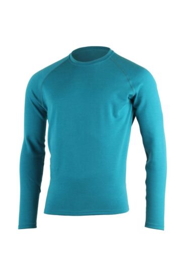 Lasting WITY 5858 modrá pánská merino mikina Velikost: XL