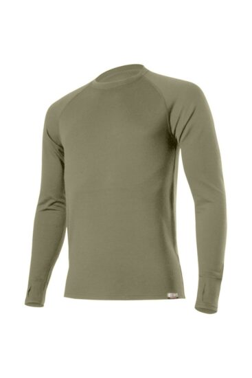 Lasting WITY 6767 zelená pánská merino mikina Velikost: XXL