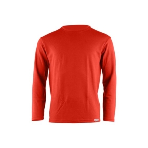 Lasting WOLK 3737 červená pánská merino mikina Velikost: L 8596445031645