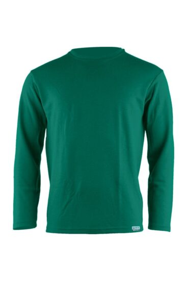 Lasting WOLK 6669 zelená pánská merino mikina Velikost: XL