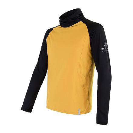 SENSOR COOLMAX THERMO pánská mikina mustard/černá Velikost: XXL 8592837069029