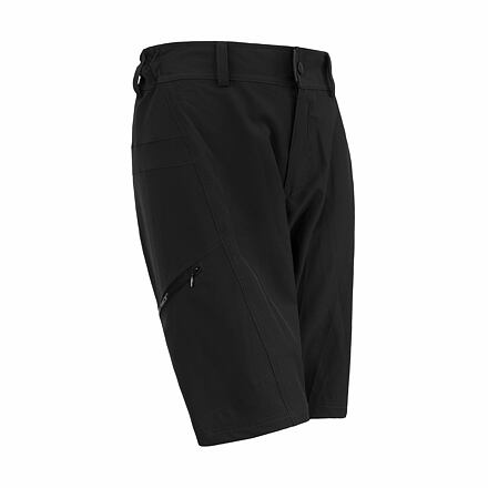 SENSOR HELIUM dámské kalhoty s cyklovložkou krátké volné true black Velikost: L 8592837082714