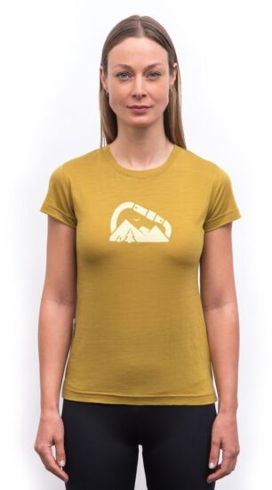SENSOR MERINO AIR SUMMIT dámské triko kr.rukáv mustard Velikost: L 8592837097916 - Obrázek 2