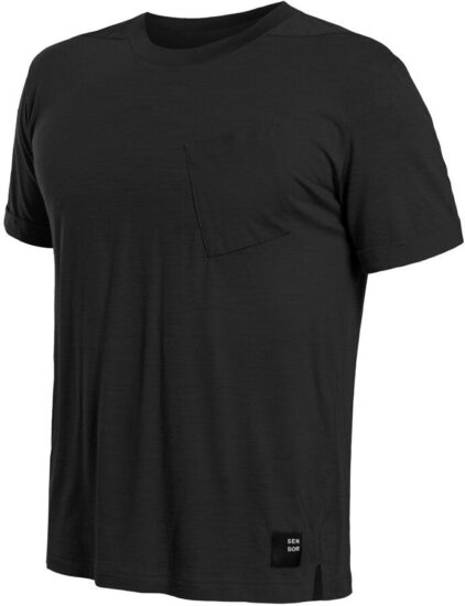SENSOR MERINO AIR traveller pánské triko kr.rukáv černá Velikost: XL 8592837089461