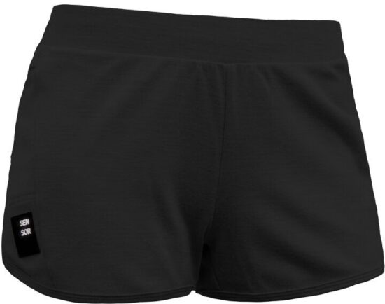 SENSOR MERINO UPPER traveller dámské šortky černá Velikost: S
