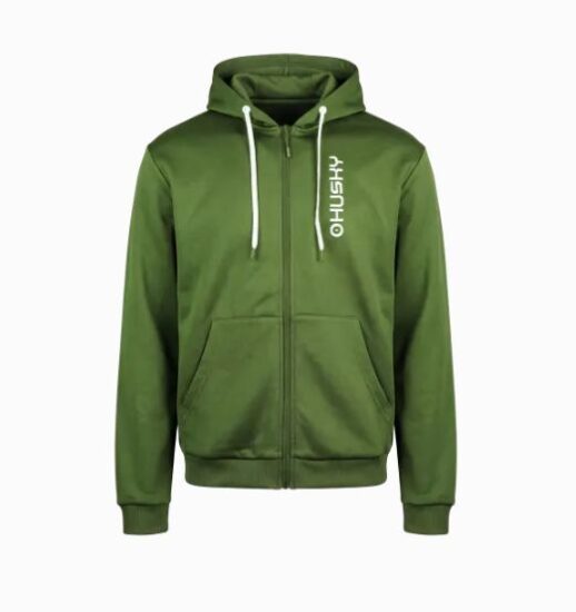 Husky Pánská mikina s kapucí Akap M green Velikost: M