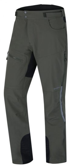 Husky Pánské softshell kalhoty Keson M dark khaki Velikost: L