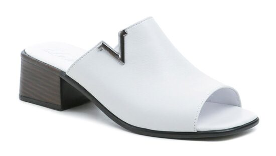 Ladies 24324 bílé dámské letní nazouváky EUR 39