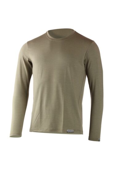 Lasting ALAN 7373 hnědé pánské merino triko Velikost: L 8596445007473