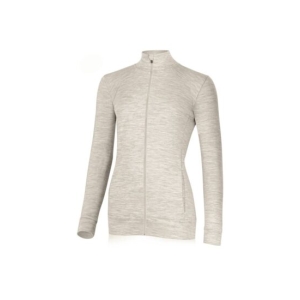 Lasting SARMINA 7167 béžová dámská merino mikina Velikost: XS