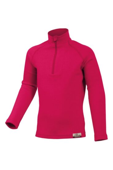 Lasting SOLY 4747 růžová dětská merino mikina Velikost: 140