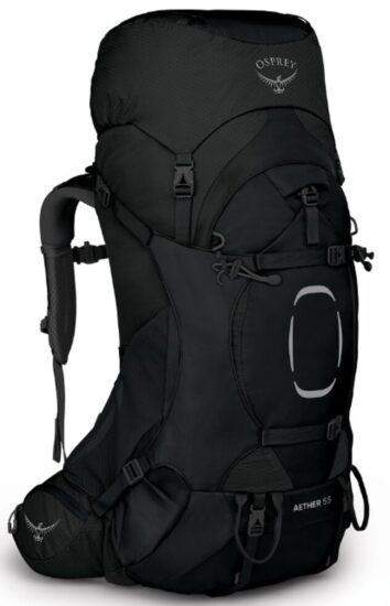 Osprey AETHER 55 II black Velikost: L/XL 843820108880