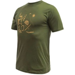 SENSOR MERINO ACTIVE HIKING pánské triko kr.rukáv safari green Velikost: L 8592837112091