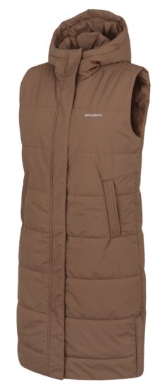 Husky Dámská hardshell vesta Nilo L brown Velikost: M