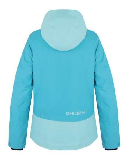 Husky Dámská lyžařská bunda Gambi L blue/turquoise Velikost: L - Obrázek 2