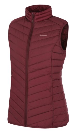 Husky Dámská péřová vesta Dresles L dark bordo Velikost: S