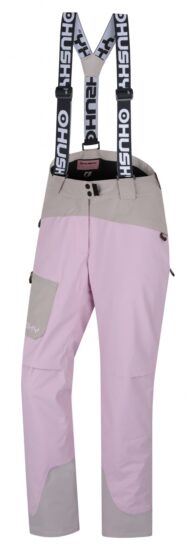 Husky Dámské lyžařské kalhoty Glad L pink/beige Velikost: L