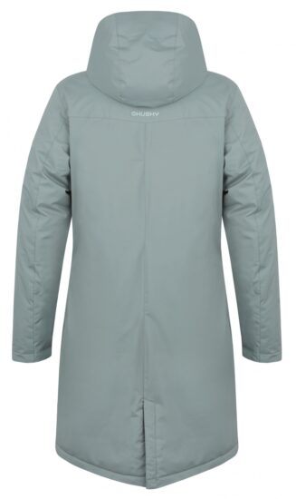 Husky Dámský hardshellový plněný kabát Narvik L faded green Velikost: XL - plus - Obrázek 2