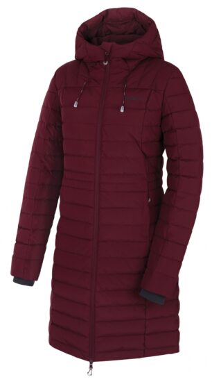 Husky Dámský péřový kabát Daili L dark bordo Velikost: L - plus