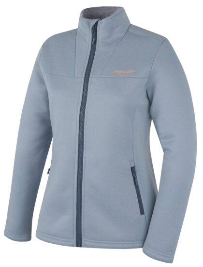 Husky Dámský svetr na zip Akra L light blue Velikost: M