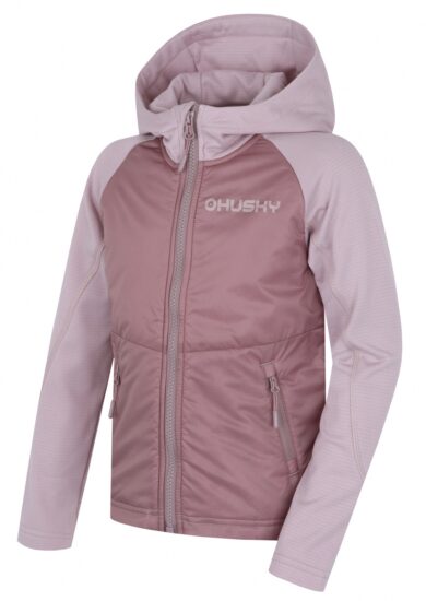 Husky Dětská mikina s kapucí Any K light purple Velikost: 140