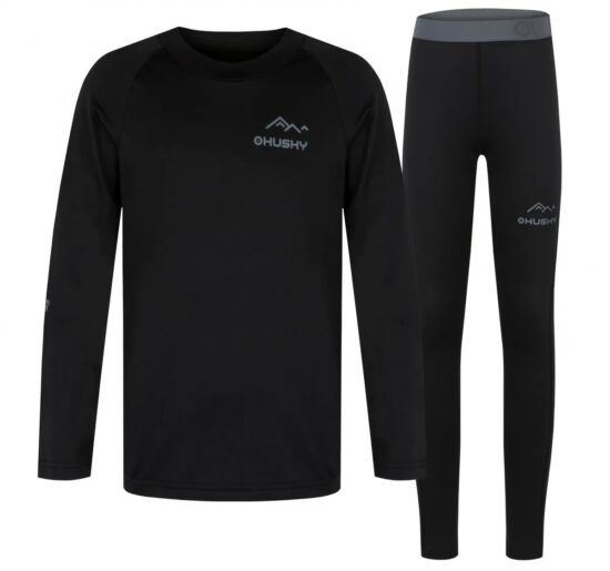 Husky Dětské termoprádlo Active winter Tombo black Velikost: 152