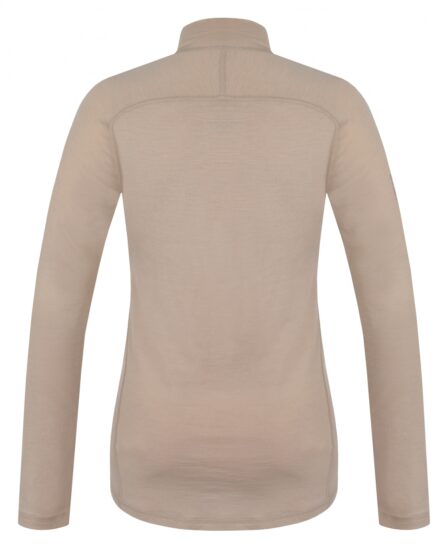 Husky Merino termoprádlo triko Merow Zip L beige Velikost: XXL - Obrázek 2