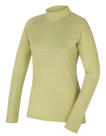 Husky Merino termoprádlo triko Merow Zip L light green Velikost: L