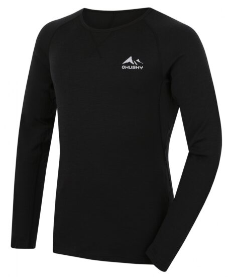 Husky Merino termoprádlo triko Mertee M black Velikost: XXXL